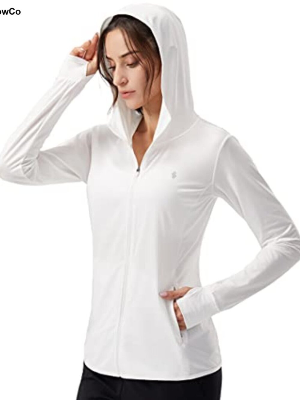 Women's UPF 50+ Sun Protection Hoodie Shirt Lightweight Long Sleeve